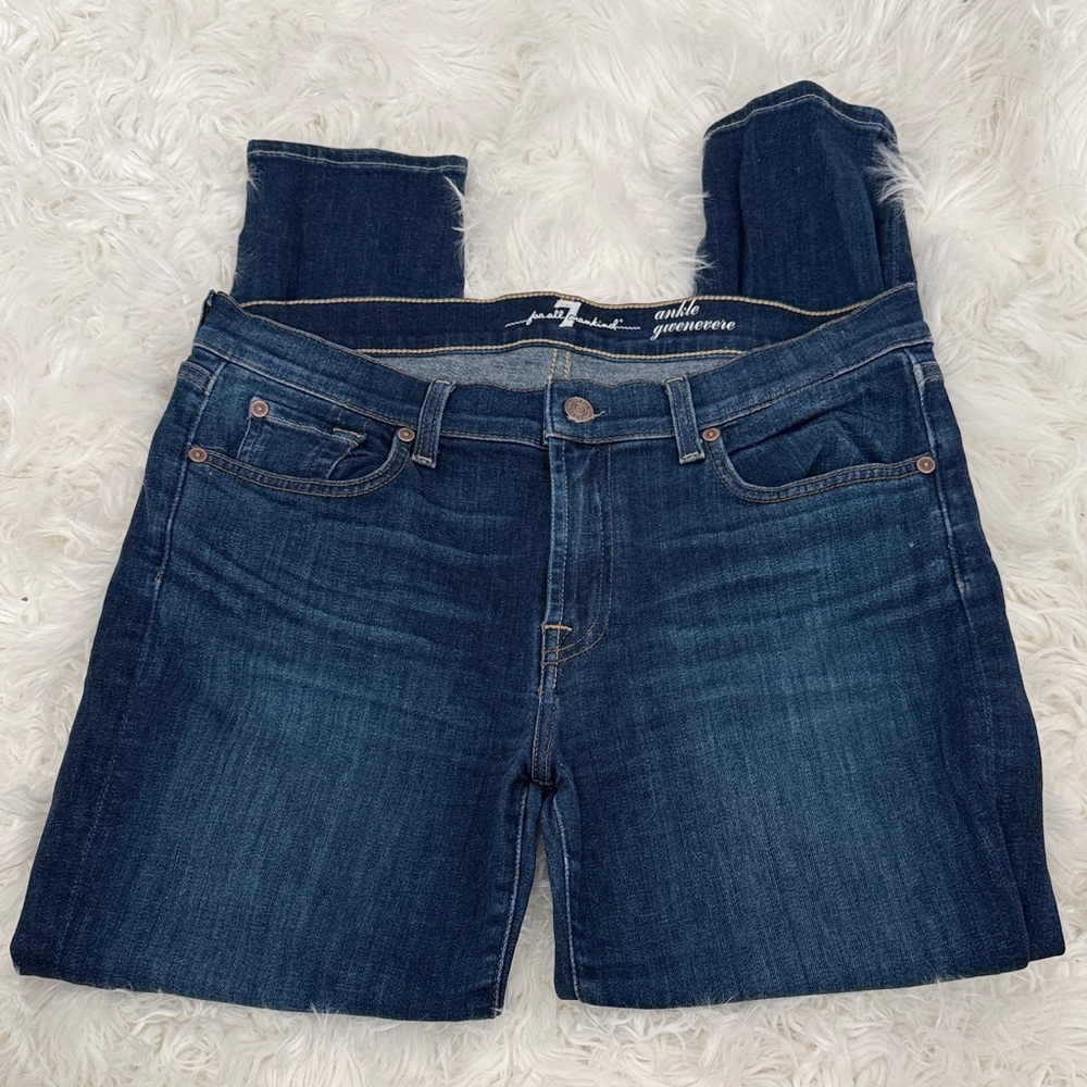 7 For All Mankind Dark Wash Women Jeans